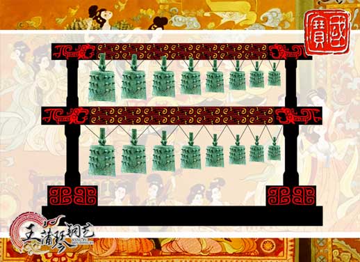 16件晉侯穌青銅編鐘，西周時期編鐘編磬